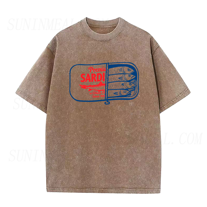 Retro Premium Sardines Unisex Tee