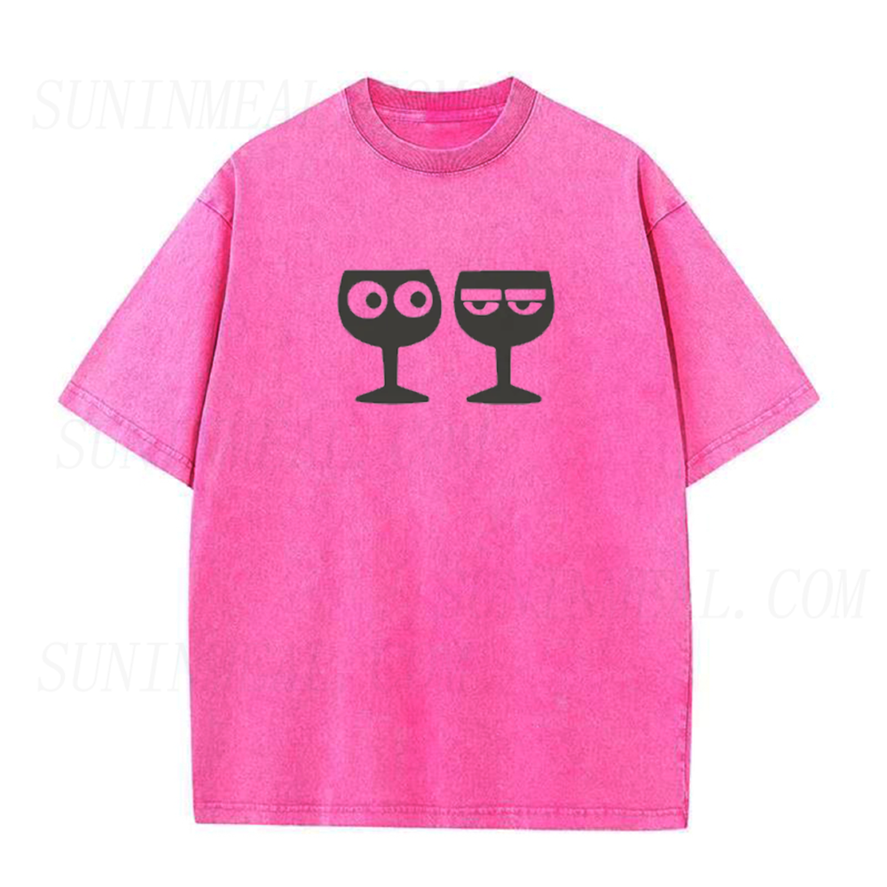 Funny Wine Glass Unisex Tee