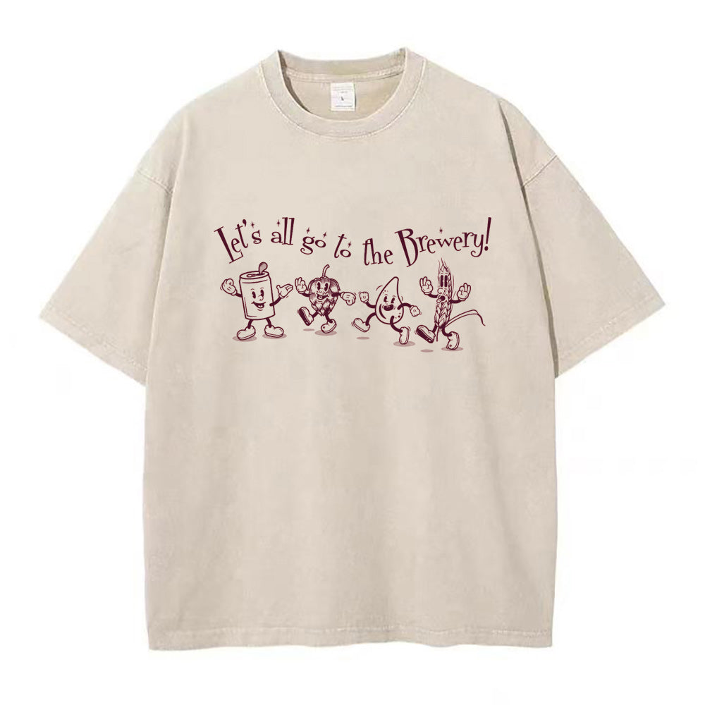 みんなでブリュワリーに行こう ユニセックスTシャツ