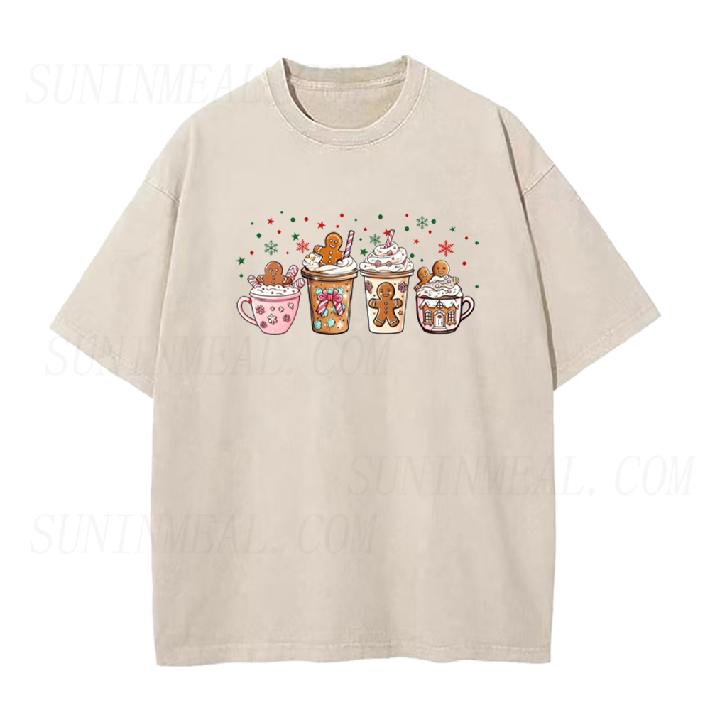 Gingerbread Christmas Coffee Unisex Tee