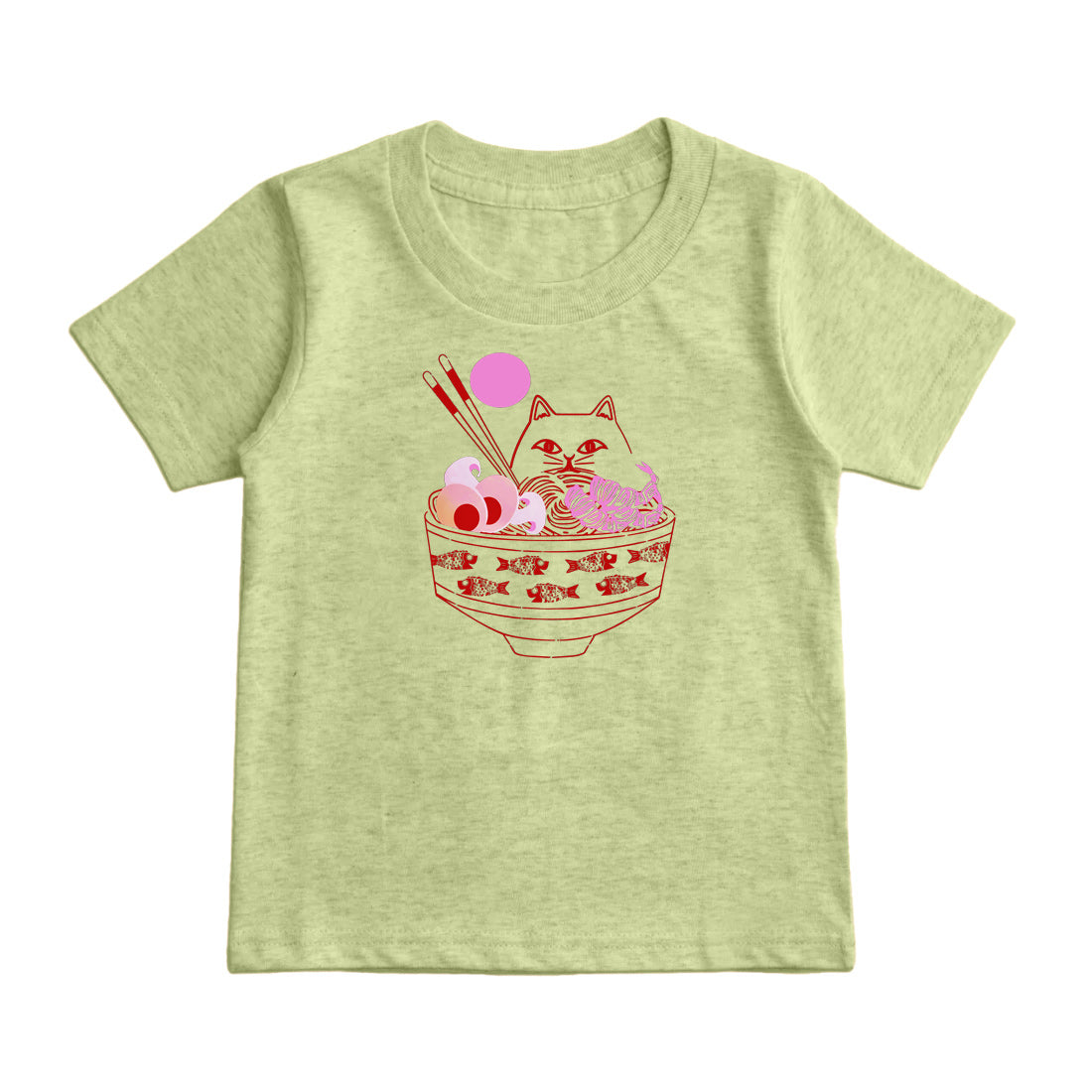 キャットヌードル キッズTシャツ