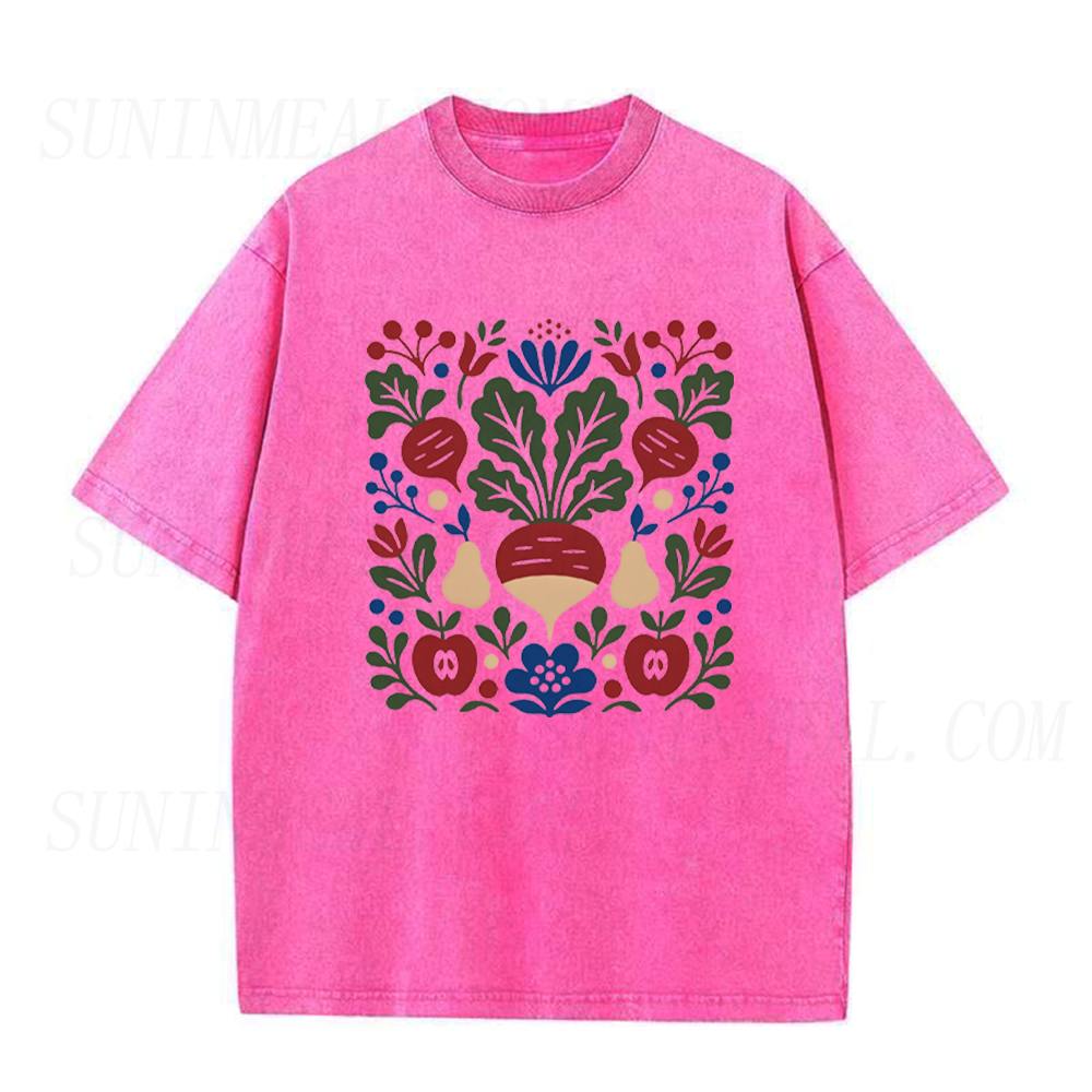 Vintage Beet Pear Apple Unisex Tee