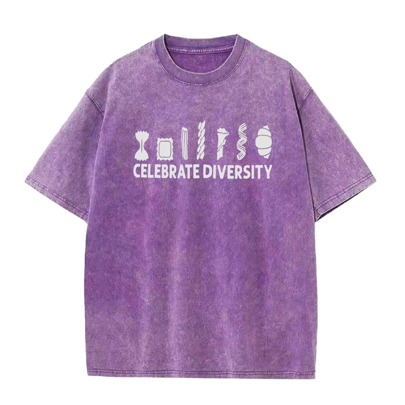 Celebrate Diversity Pasta Unisex Tee