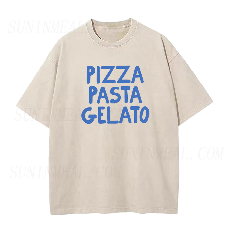 Pizza Pasta Gelato Unisex Tee