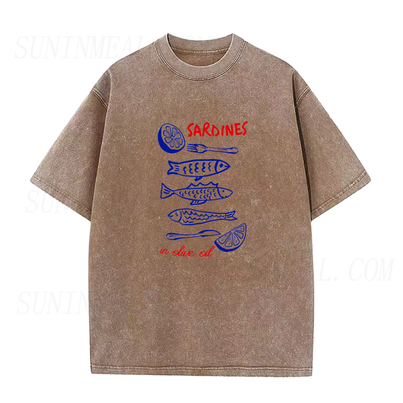 Sardines in Olive Oil Unisex Tee
