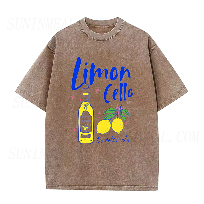 Italian La Dolce Vita Limoncello Unisex Tee