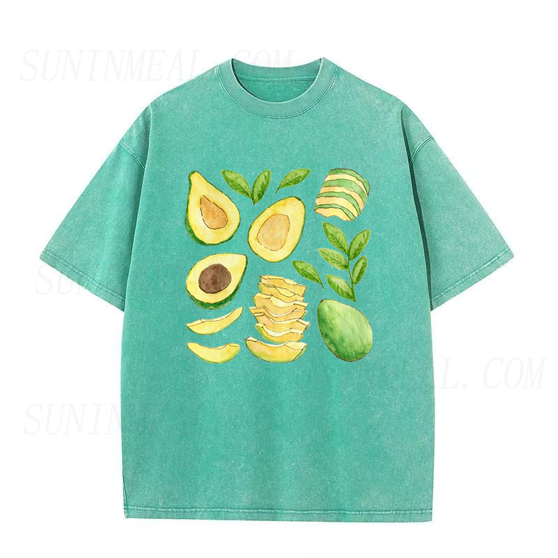 Watercolor Avocado Unisex Tee