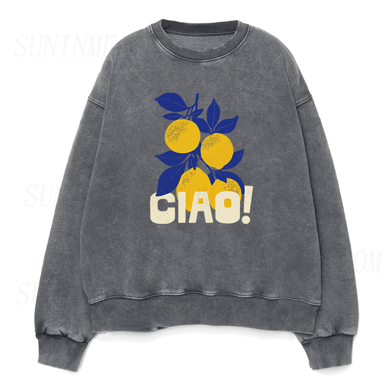 Ciao Italian Lemons Unisex Crewneck Sweatshirt