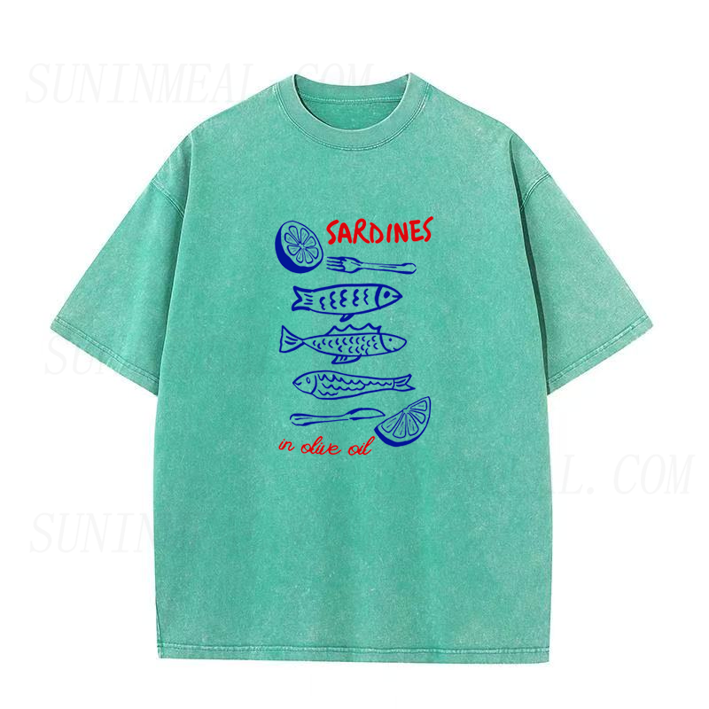 Sardines in Olive Oil Unisex Tee