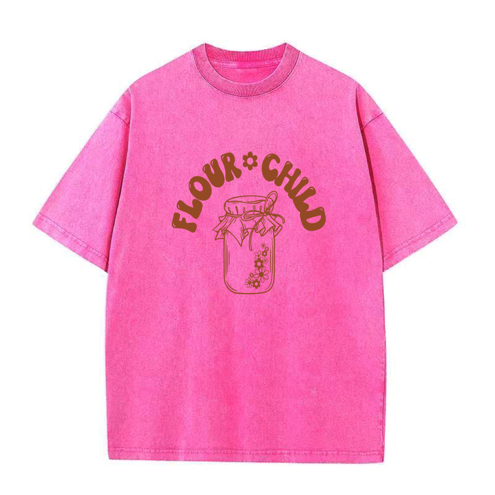 フラワーチャイルド ユニセックスTシャツ
