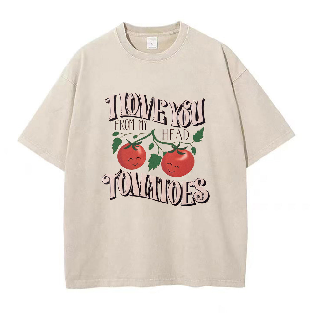 「トマト大好き！」ユニセックスTシャツ