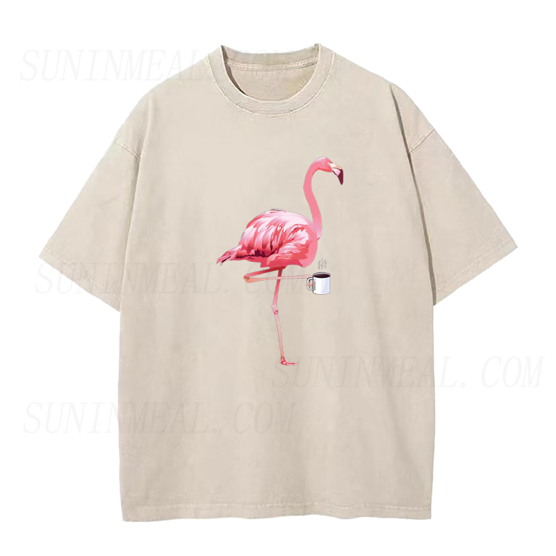 Flamingo Coffee Tee