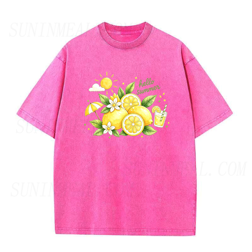 Hello Summer Lemon Unisex Tee