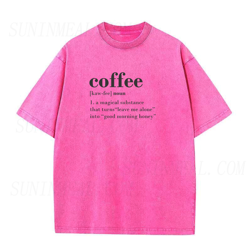 コーヒー定義ユニセックスTシャツ