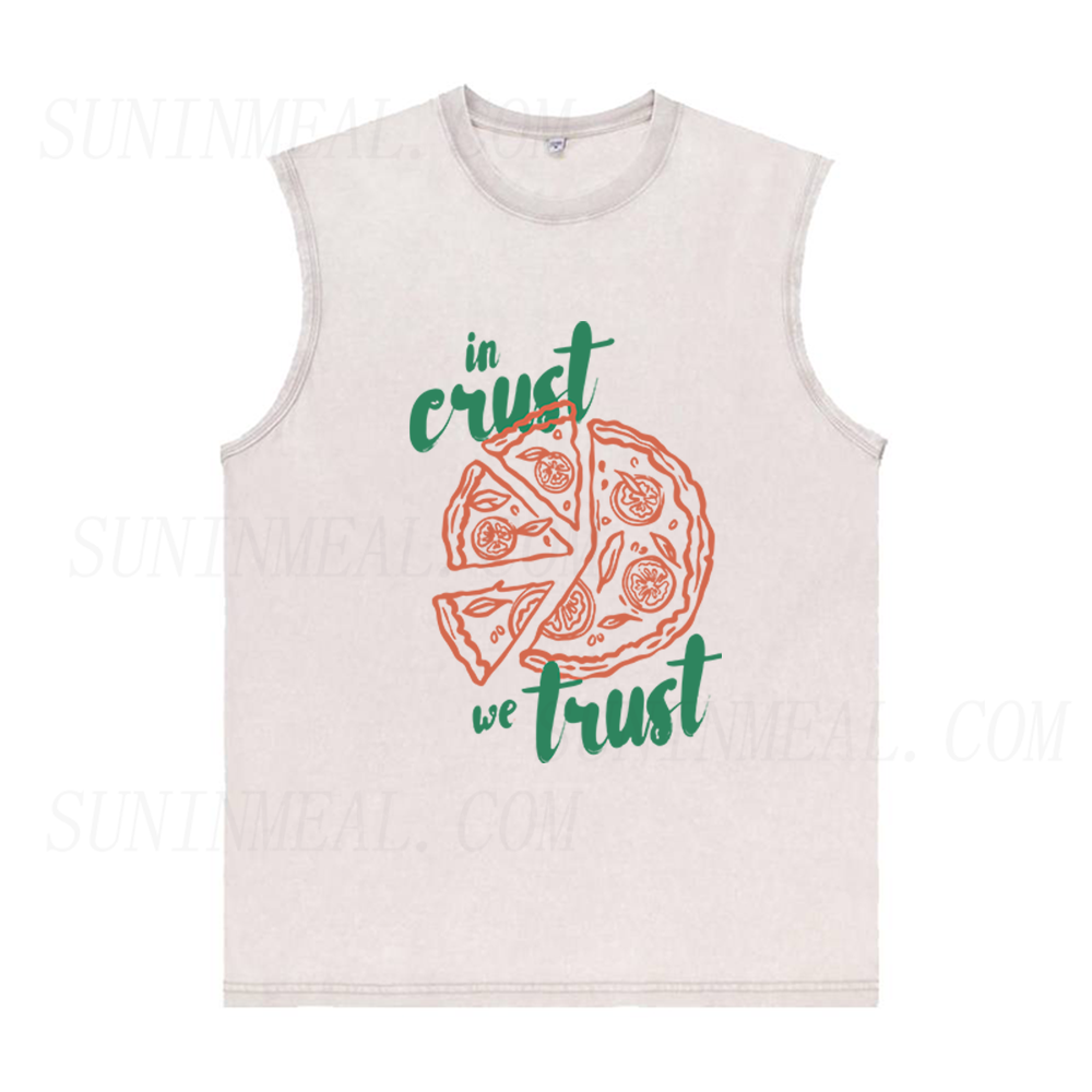 In Crust We Trust Unisex Tank Top