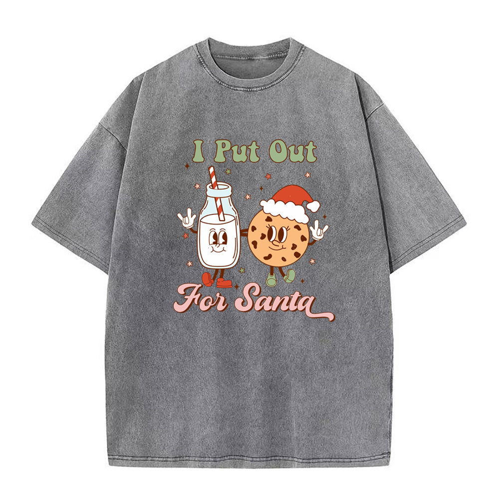 サンタのために頑張るPNGユニセックスTシャツ
