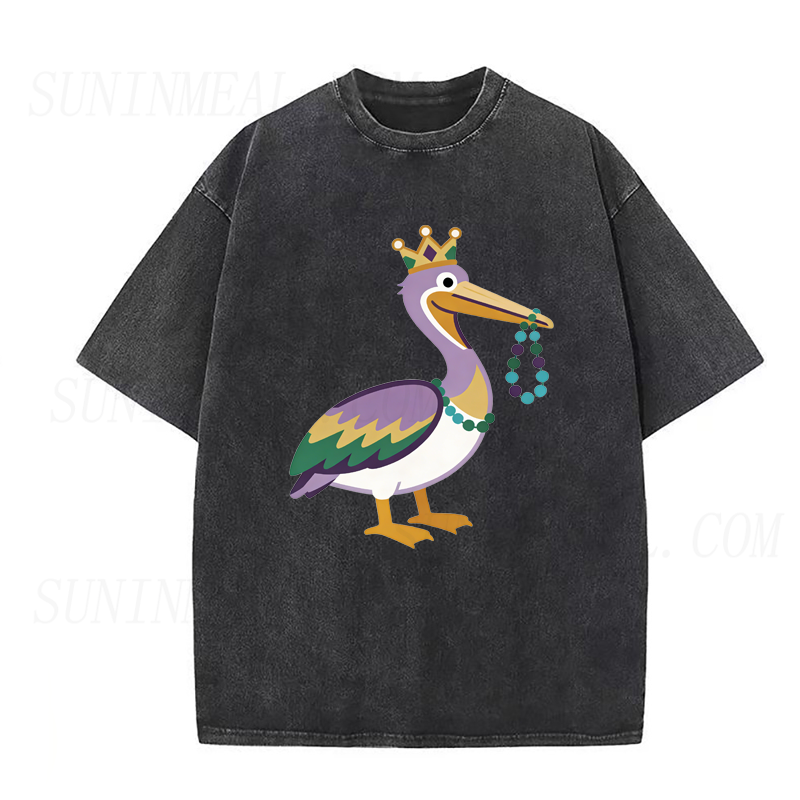 Mardi Gras Pelican Tee