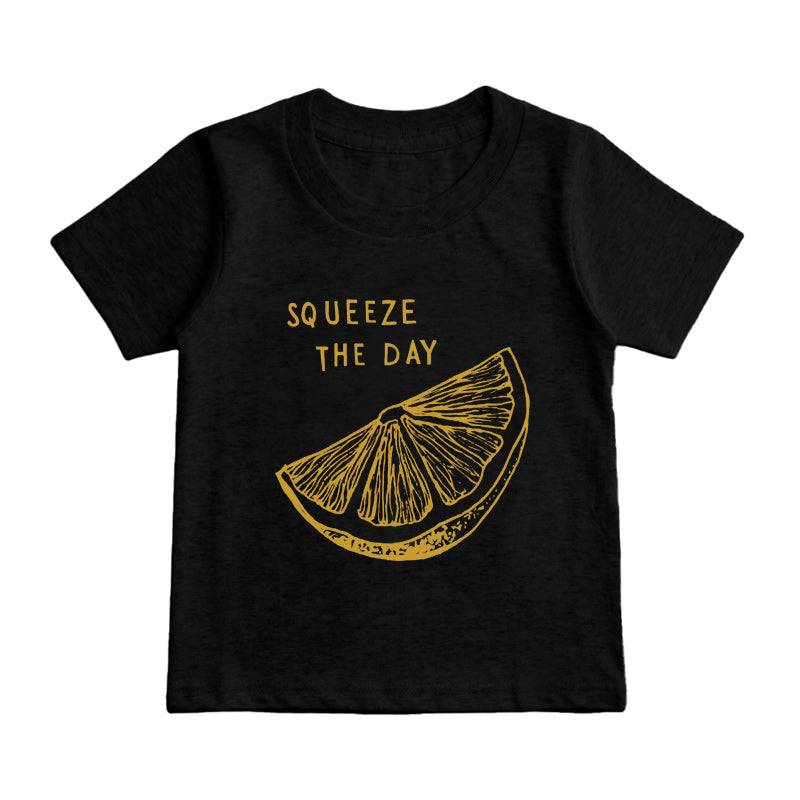 Squeeze the Day lemon Kids T-Shirt