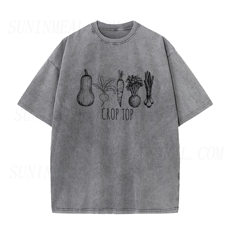 Crop Top Veggies Unisex Tee