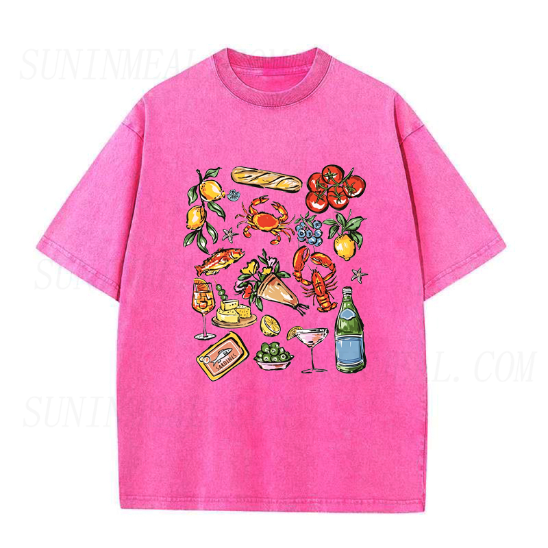 Coastal Italian Food Unisex Tee