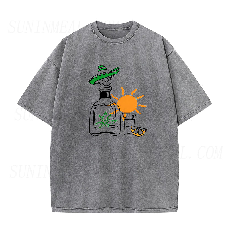 Tequila shot and sun Unisex Tee