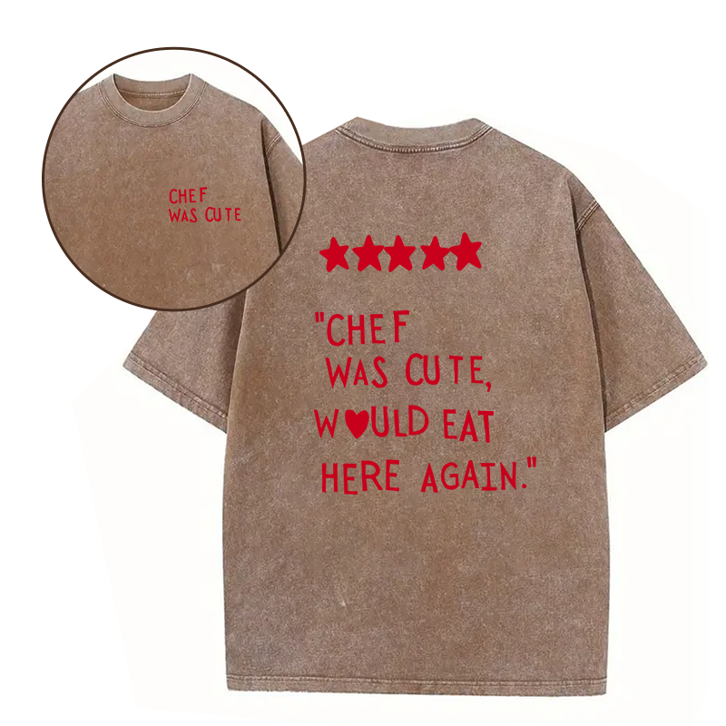 Chef was cute Unisex Tee