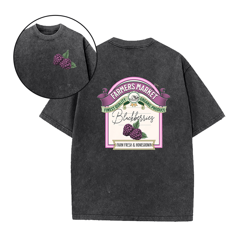Farmers Market Fresh Blackberries Unisex Tee