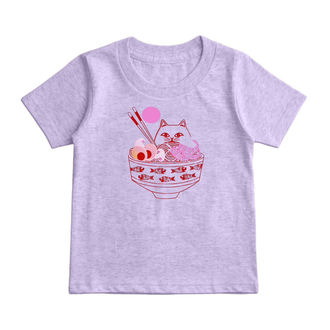 キャットヌードル キッズTシャツ