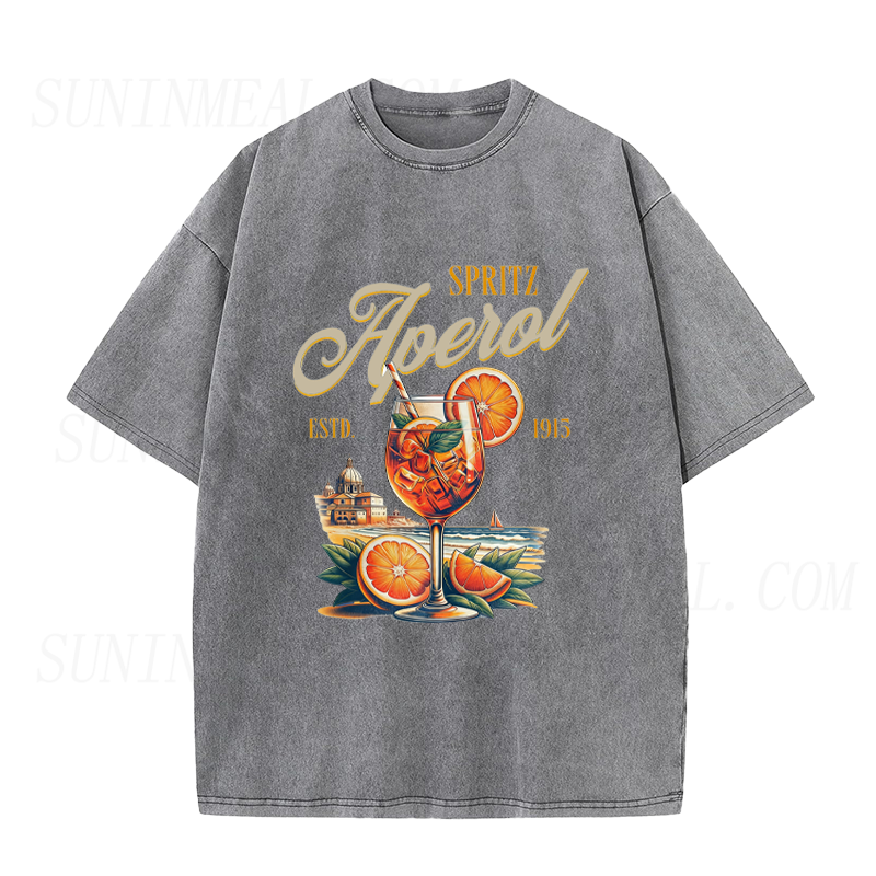 Aperol Cocktail Italian Spritz Unisex Tee