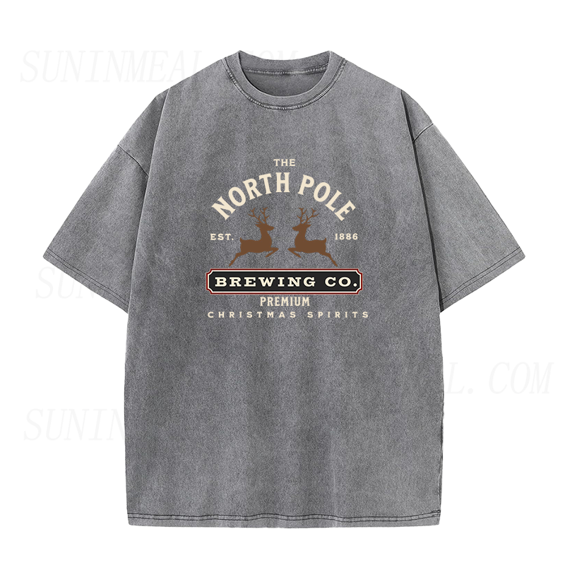 North Pole Brewing CO Christmas Unisex Tee