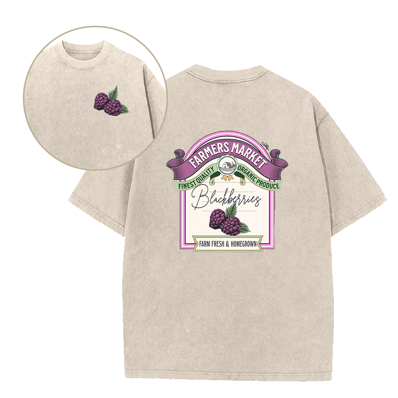 Farmers Market Fresh Blackberries Unisex Tee