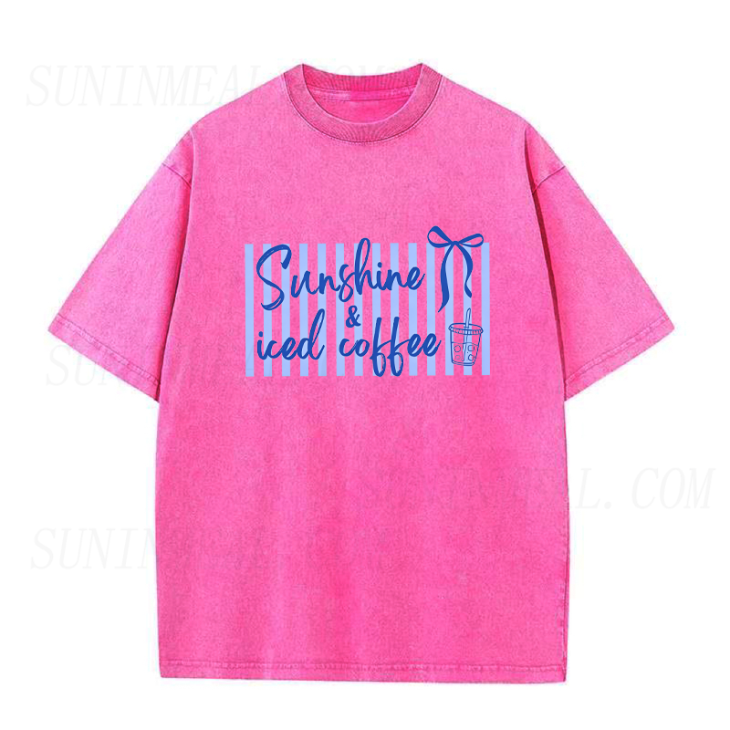 Sunshine & Iced Coffee Unisex Tee