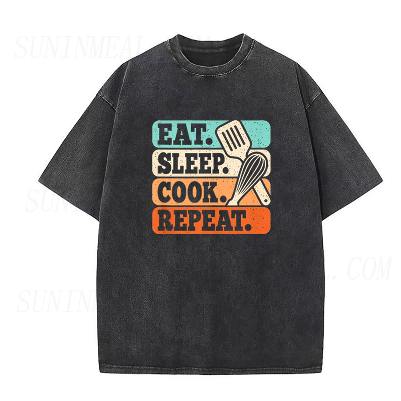 Eat Sleep Cook Repeat Unisex Tee