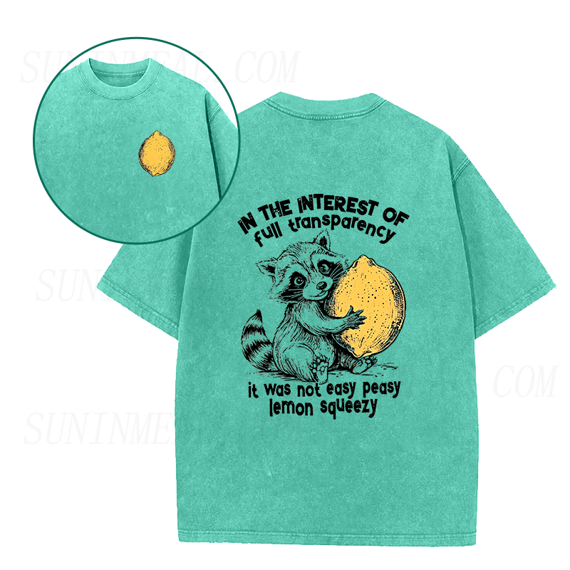 Raccoon & The Hard Lemon Squeeze Unisex Tee
