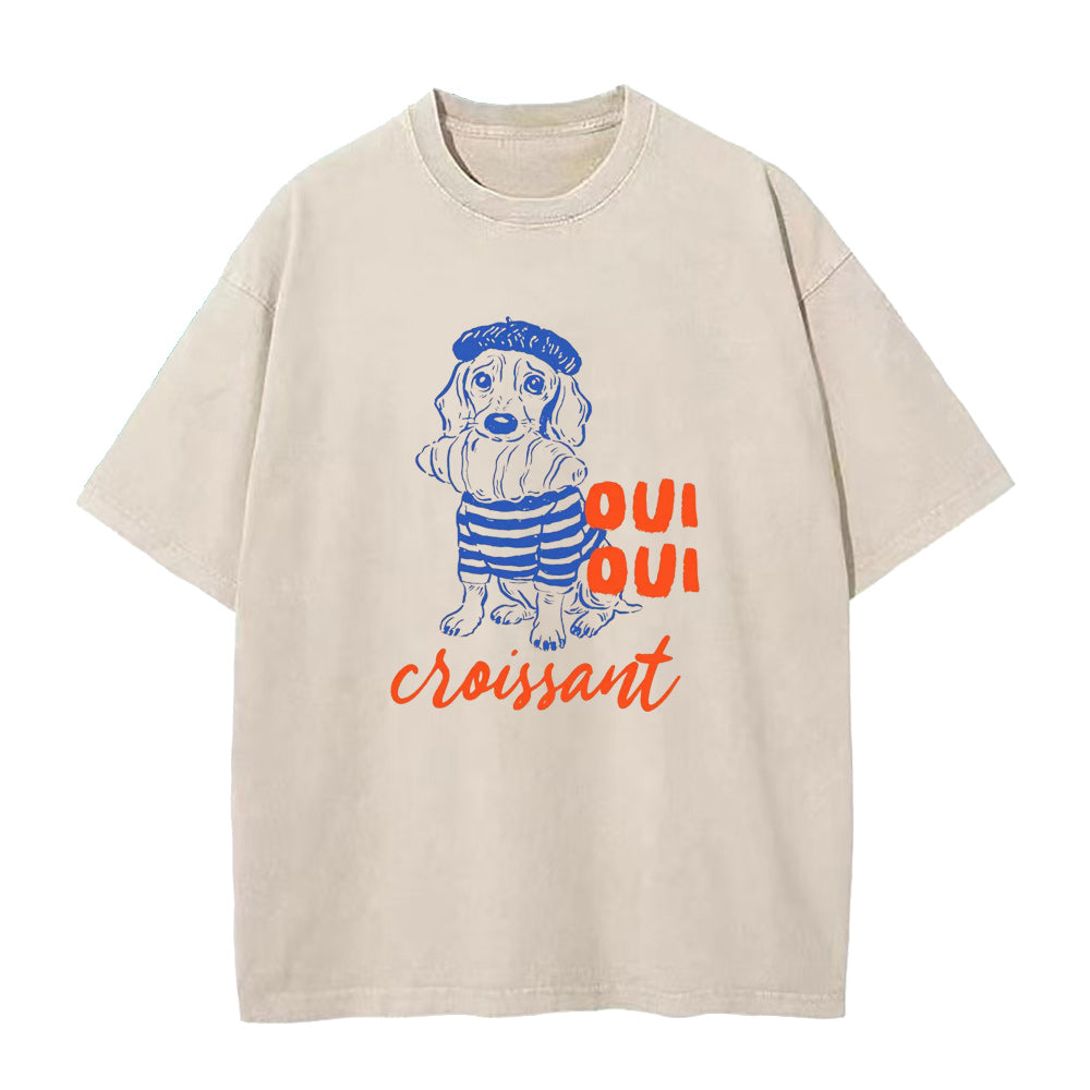 Dog oui oui Unisex Tee