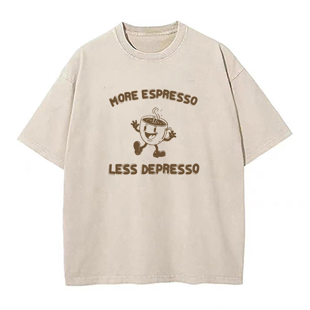 モア・エスプレッソ・レス・デプレッソ ユニセックスTシャツ