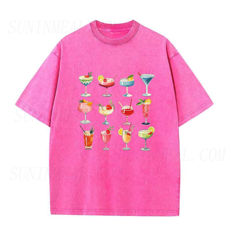 Watercolor Cocktail Collection Unisex Tee