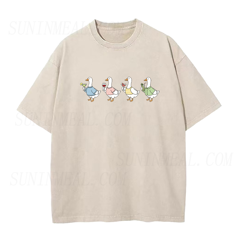 Funny Drink Goose Unisex Tee