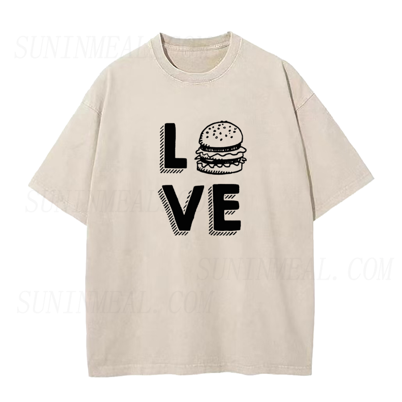 Love Hamburger Unisex Tee