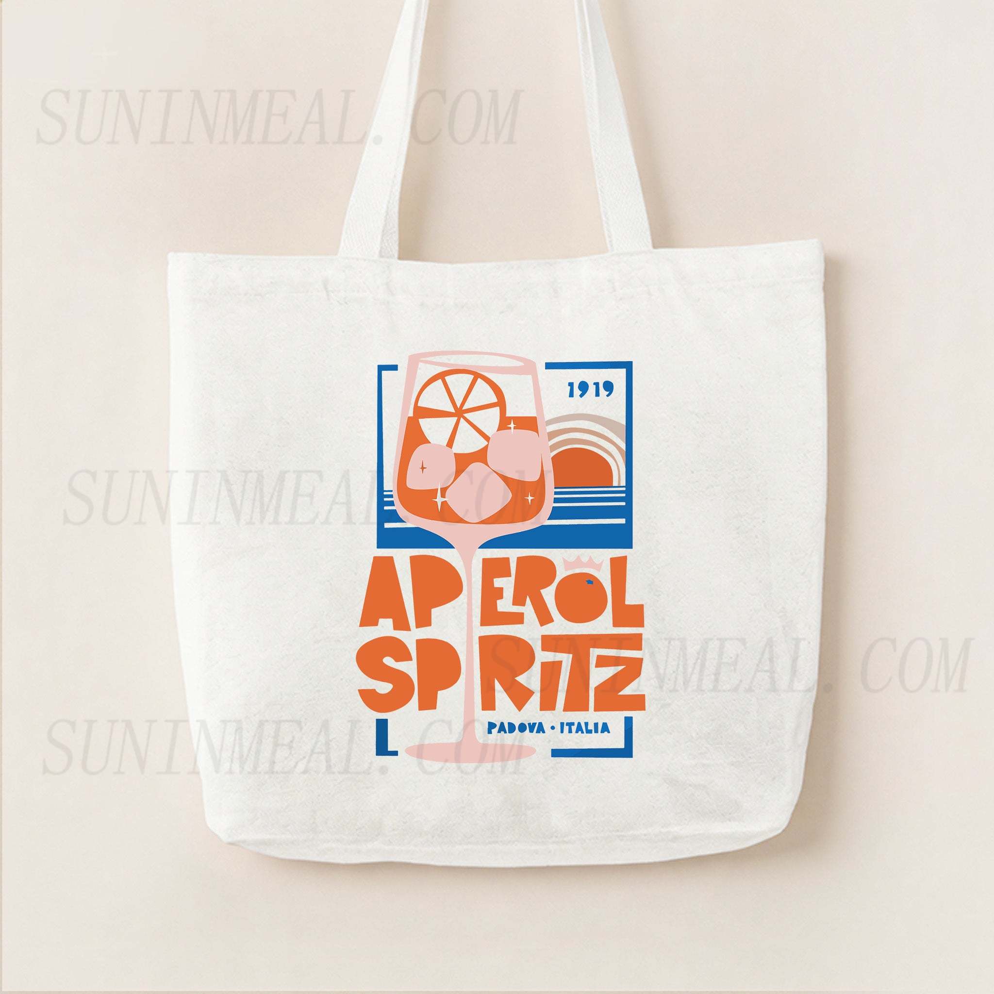 Aperol Spritz Canvas Tote Bag