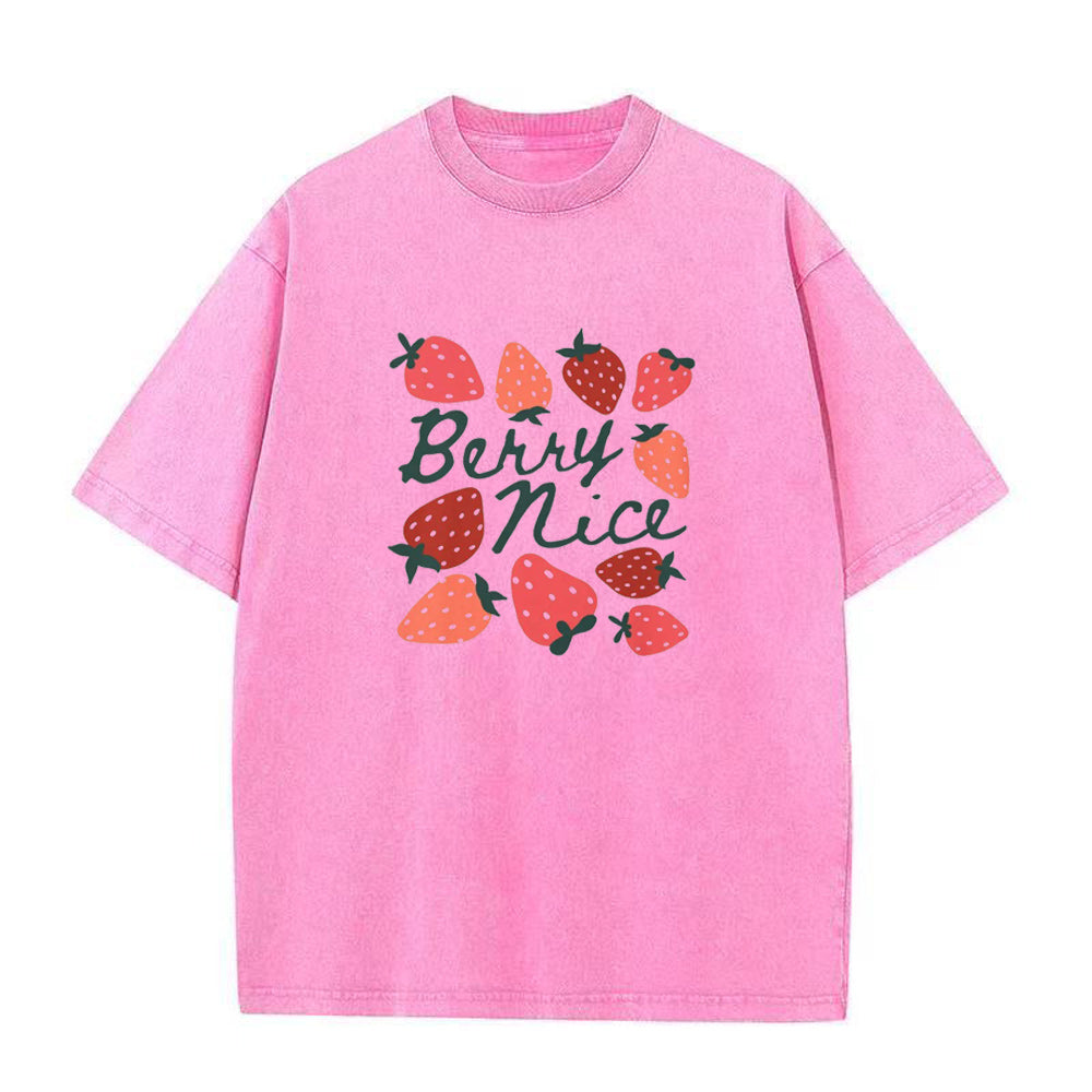 Berry Nice Strawberry Unisex Tee