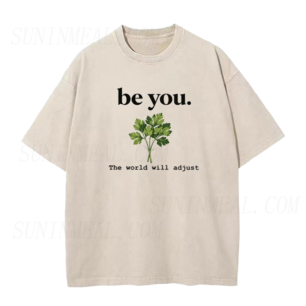 The World Will Adjust Botanical Unisex Tee