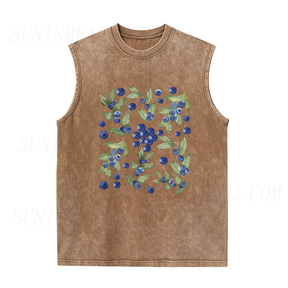 Blueberry Summer Fruits Unisex Tank Top