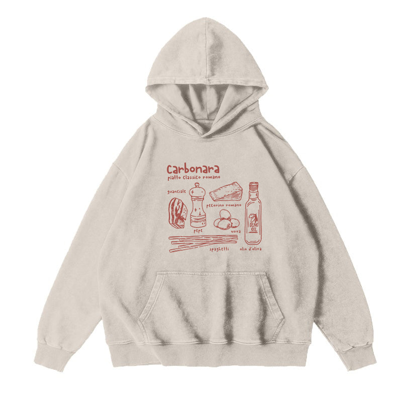 Carbonara Roma Pasta Unisex Hoodie