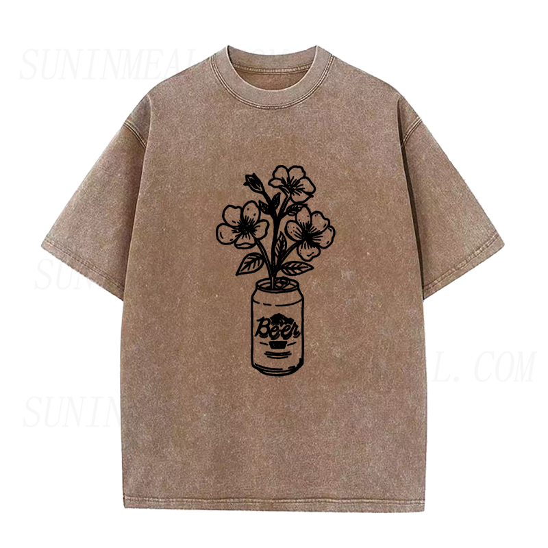 Floral Beer Unisex Tee