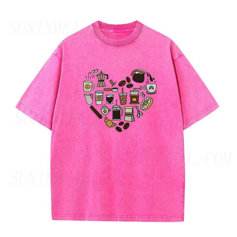 Coffee Heart Unisex Tee