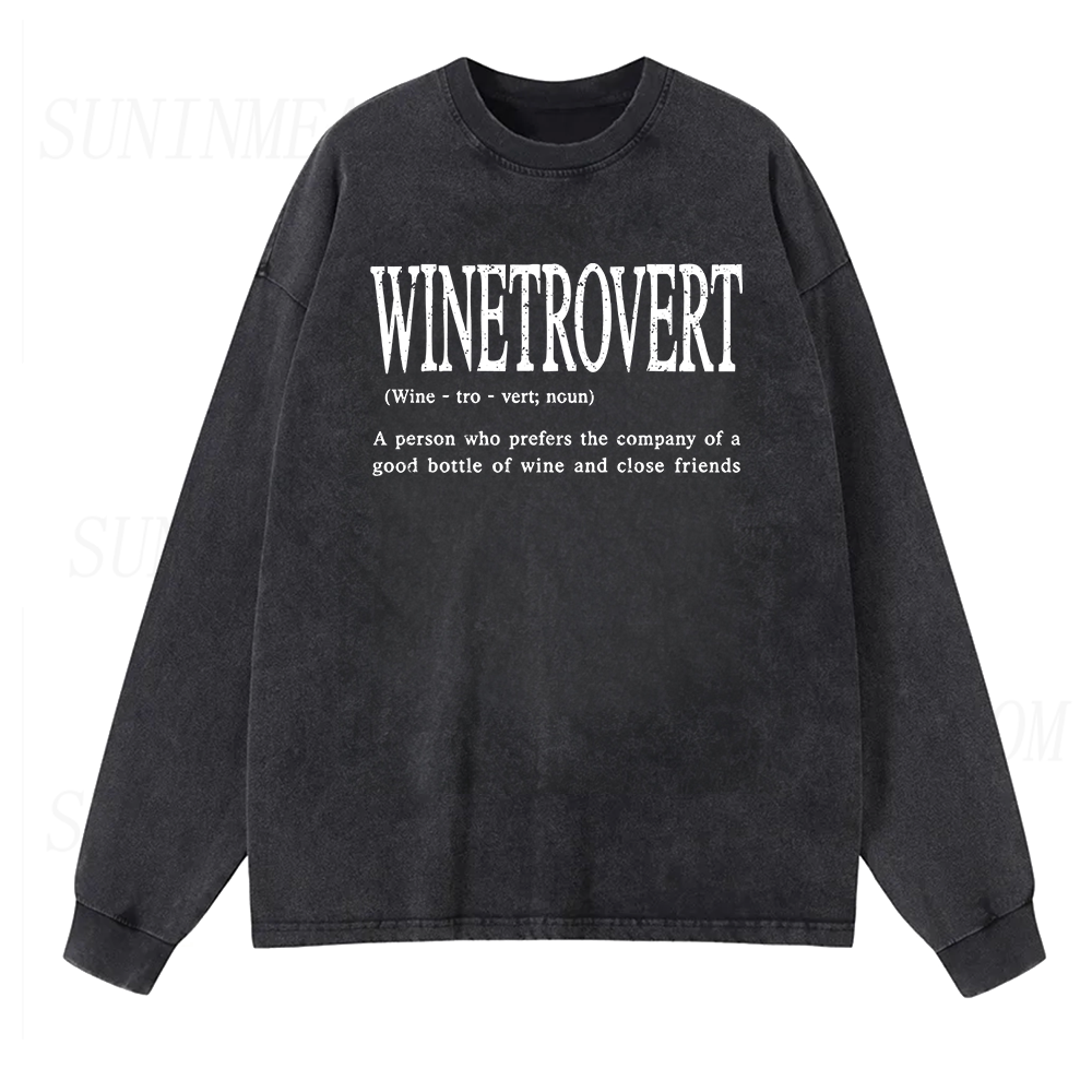 Funny Wine Definition Long Sleeve Unisex Tee