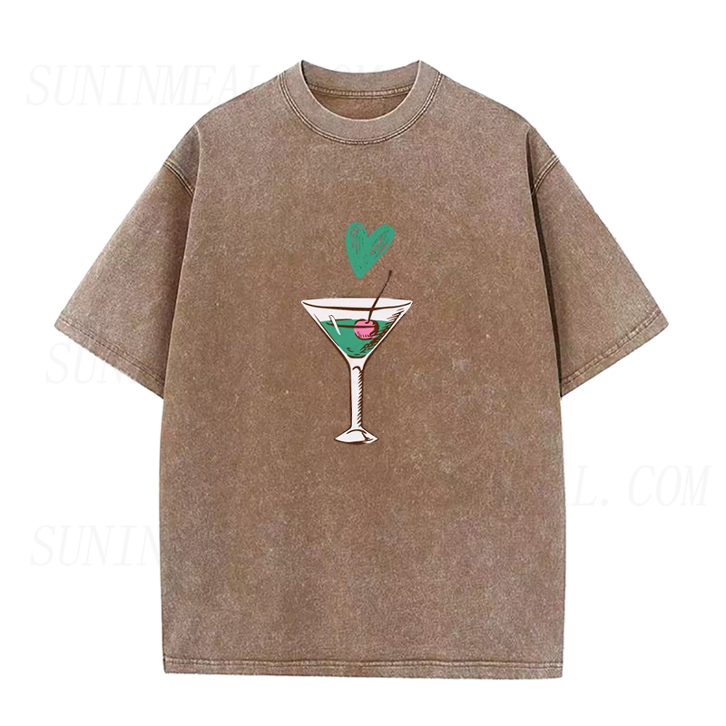 Heart & Martini Tee