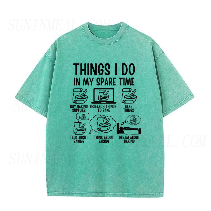 Things I Do Baking Unisex Tee