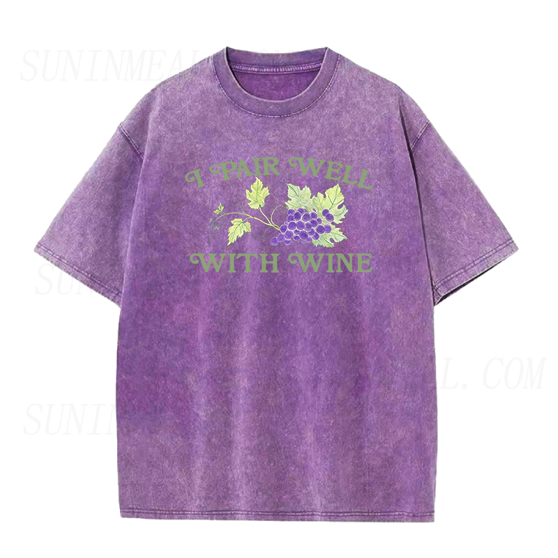 I Pair Well With Wine Unisex Tee